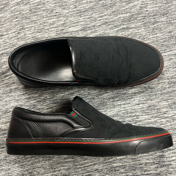 mens gucci slip ons